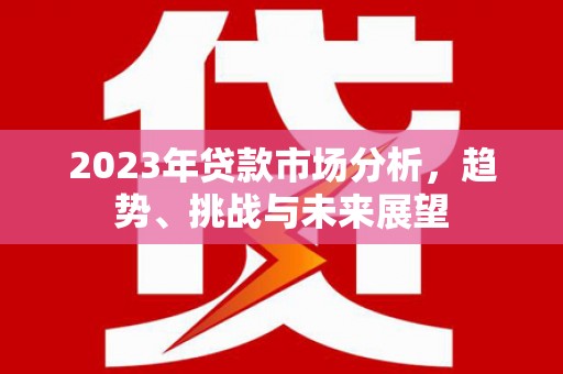 漳州2023年贷款市场分析，趋势、挑战与未来展望
