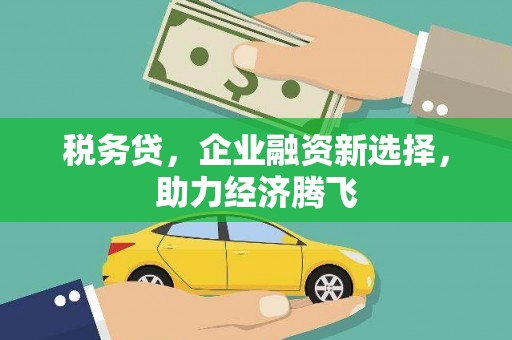 习水税务贷，企业融资新选择，助力经济腾飞