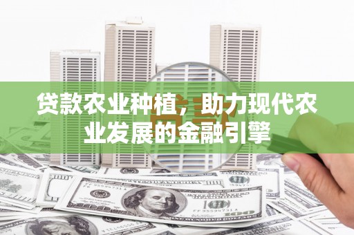 中坜贷款农业种植，助力现代农业发展的金融引擎
