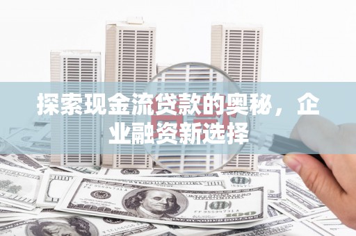 甘泉探索现金流贷款的奥秘，企业融资新选择