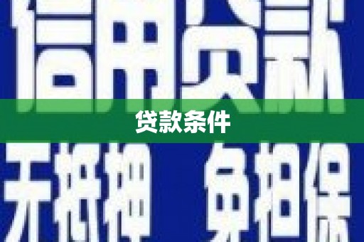白银贷款条件