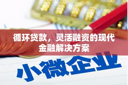 柏乡循环贷款，灵活融资的现代金融解决方案
