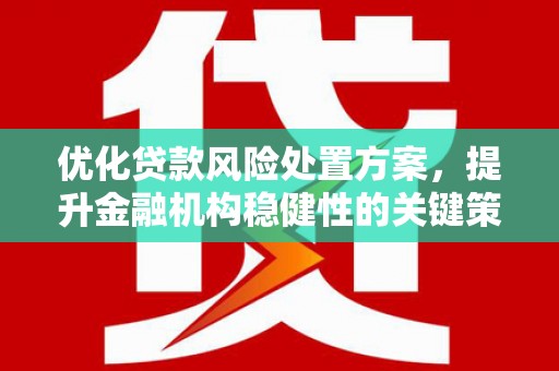 米脂优化贷款风险处置方案，提升金融机构稳健性的关键策略
