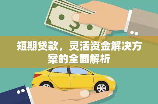 玉东短期贷款，灵活资金解决方案的全面解析