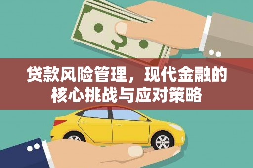 中和贷款风险管理，现代金融的核心挑战与应对策略