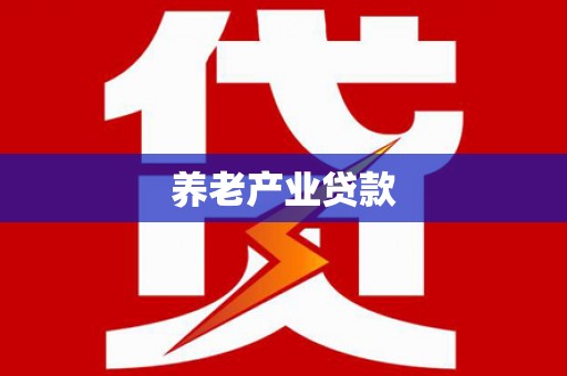 北竿养老产业贷款