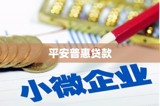 河西平安普惠贷款