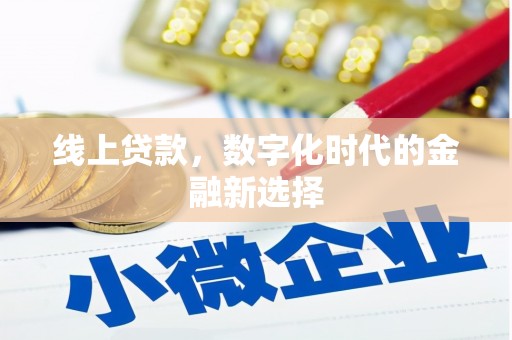 舟山新区线上贷款，数字化时代的金融新选择